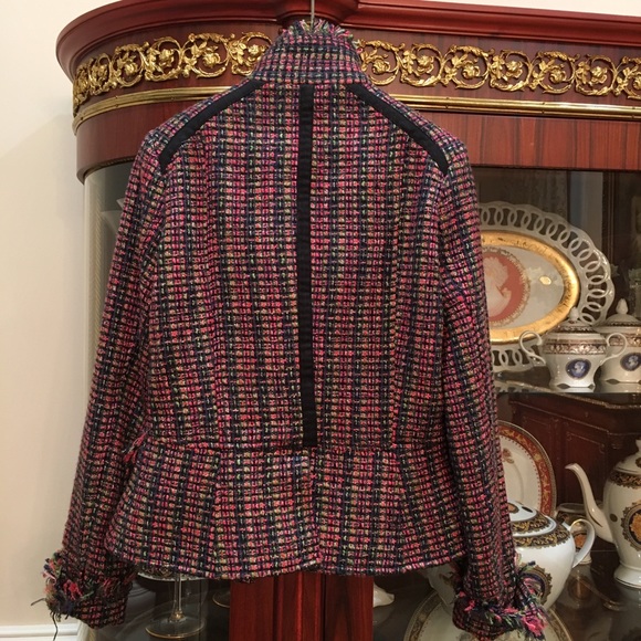 DEPTWomen Military Style Fringe Jacket Blazer XS - Picture 7 of 9